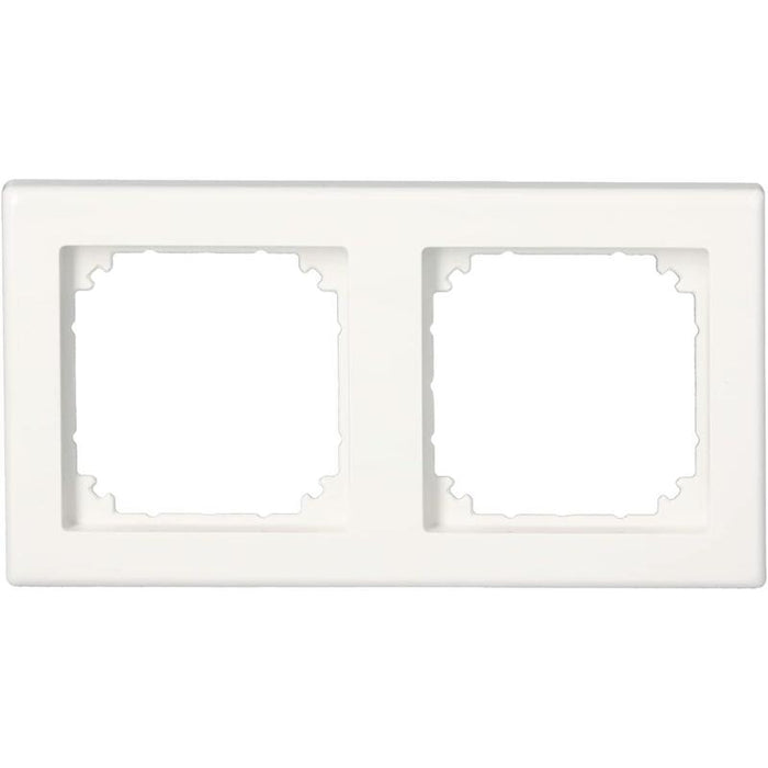 Merten 2-Vías Tomas De Corriente Marco Blanco 15.2 X 8.1 Cm