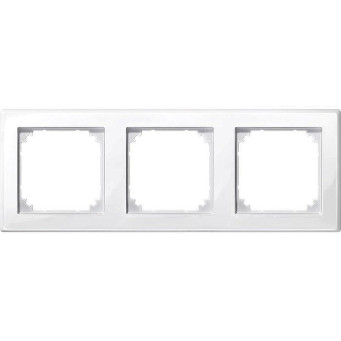 Merten 3-Vías Tomas De Corriente Marco Blanco 22.3 X 8.1 Cm
