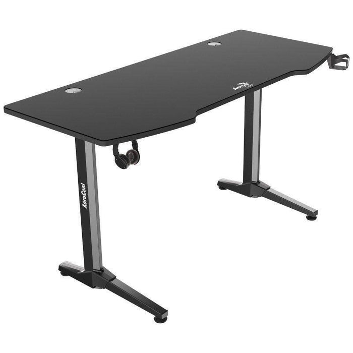 Mesa Gaming Aerocool Acd2-140 Superficie Aglomerado 18mm Pies Ajustables Soporte Auriculares Bandeja Especial Para Cableado 140*60*75cm