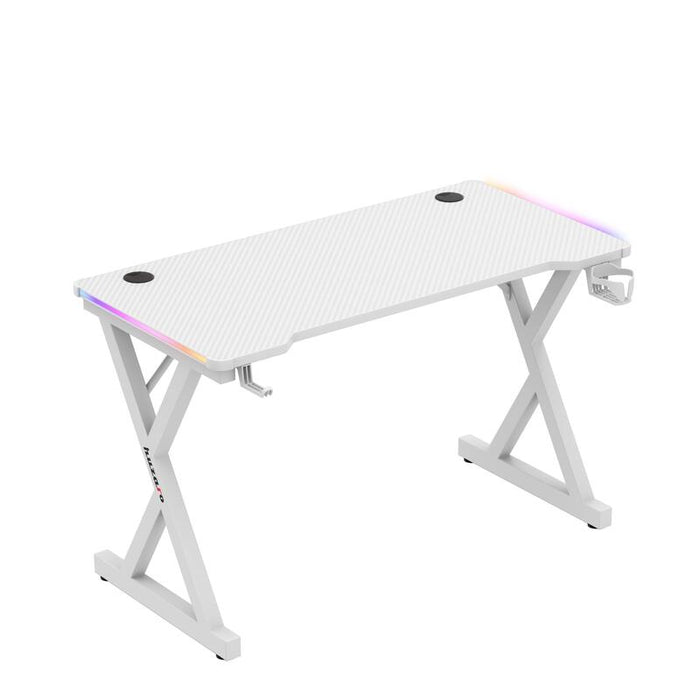 Mesa Gaming Biurko Huzaro Hero 2.3 Rgb White