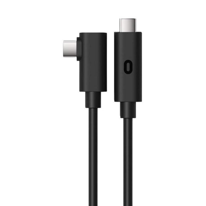 Meta Link Cable Para Cascos De Realidad Virtual Usb-C (M) Acodado A Usb-C (M) Recto Usb 3.2 Gen 1 3 A 5 M Negro Para Meta Quest Quest 2 Quest 3 Quest 3s Quest Pro