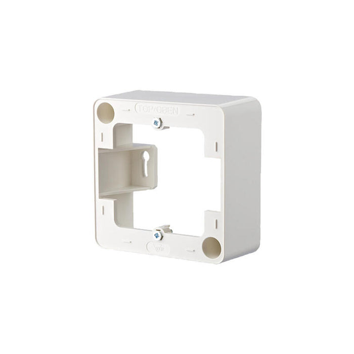 Metz Connect Aufputzrahmen 85 X 85 Mm - 1fach, Reinweiss