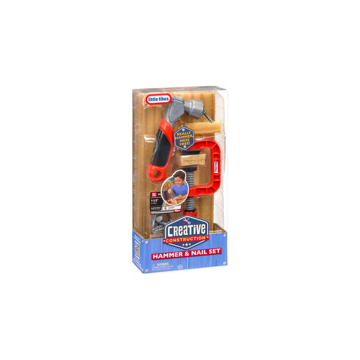 Mga Entertainment Litte Tikes Creative Construction - Juego De Martillo Y Clavos, Herramienta Para Niños 643248-Euc