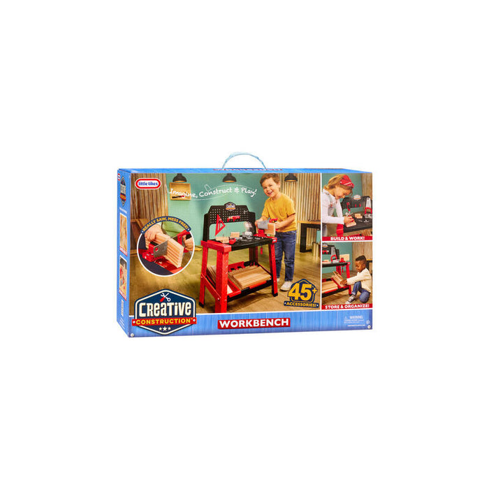 Mga Entertainment Little Tikes Creative Construction: Banco De Trabajo, Herramienta Para Niños 643910-Euc