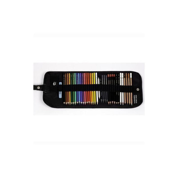 Michel Set De Dibujo En Estuche Nylon Enrollable 37 Piezas C/Surtidos