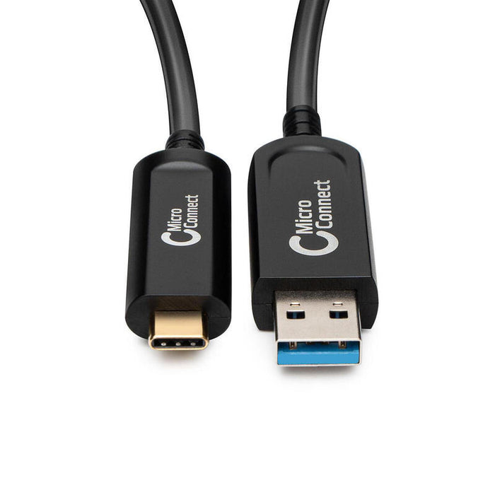 Microconnect Mc-Usb3.2ca20op Cable Usb Usb 3.2 Gen 2 (3.1 Gen 2) 20 M Usb A Usb C Negro