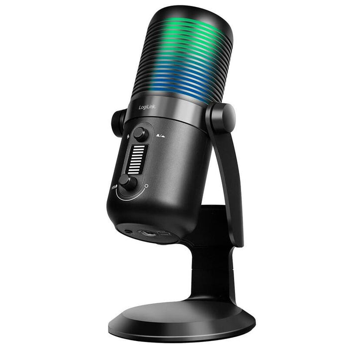 Micrófono Cardioide/Omnidireccional, Nrc, 192 Khz A 24 Bits, Luz Rgb, Para Streaming, Podcast Y Estudio.