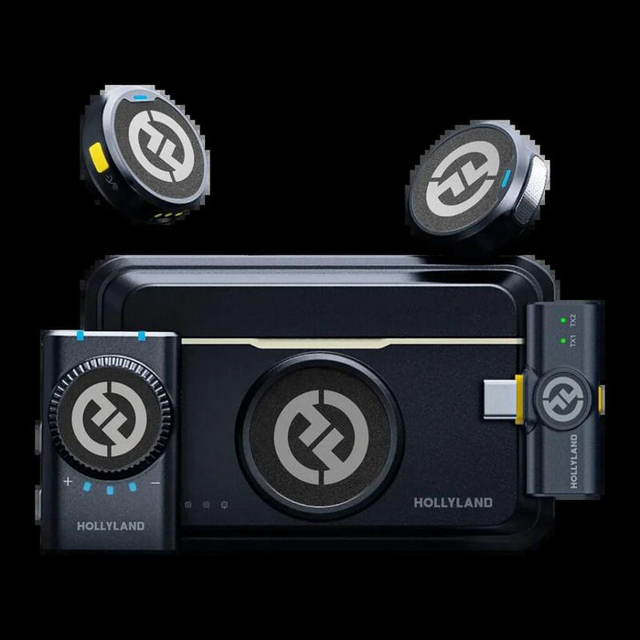 Micrófono Hollyland Lark M2 Mini Combo Inalámbrico De Solapa