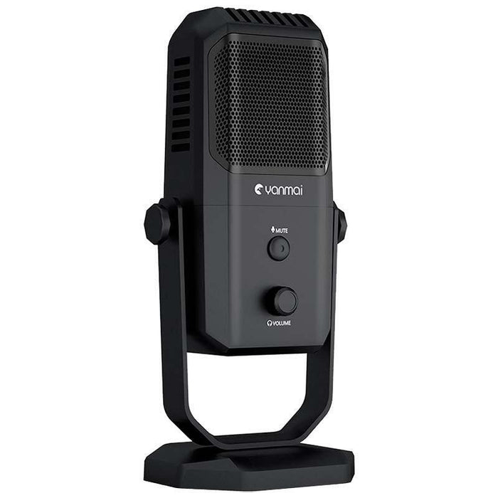 Micrófono Yanmai Sf-900 Usb Negro Para Grabación Y Transmisión En Pc