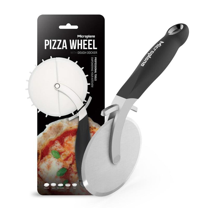 Microplane Professional Xl Pizza-Cutter Wheel Con Teig-Docker