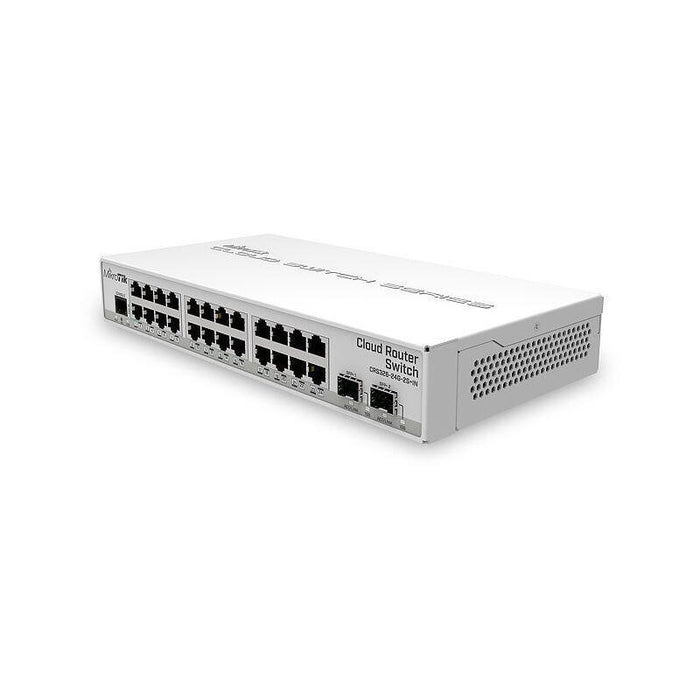 Mikrotik Crs326-24g-2s+In Cloud Router Switch 326-24g-2s+In With 800 Mhz Cpu, 512mb Ram, 24xgigabit Lan, 2xsfp+ Cages, Routeros