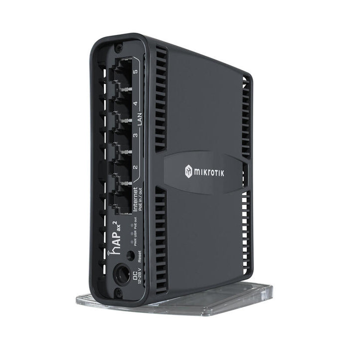 Mikrotik Home Ax Access Point C52ig-5haxd2haxd-Tc, Hap Ax², 2.4/5 Ghz Ax, 5x Gigabit, Tower Case
