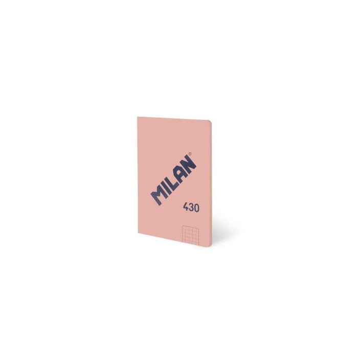 Milan 430 Libreta Encolada Formato A6 Hojas Blancas - 48 Hojas De 95 Gr/M2 - Microperforado - Tapa Blanda - Rosa