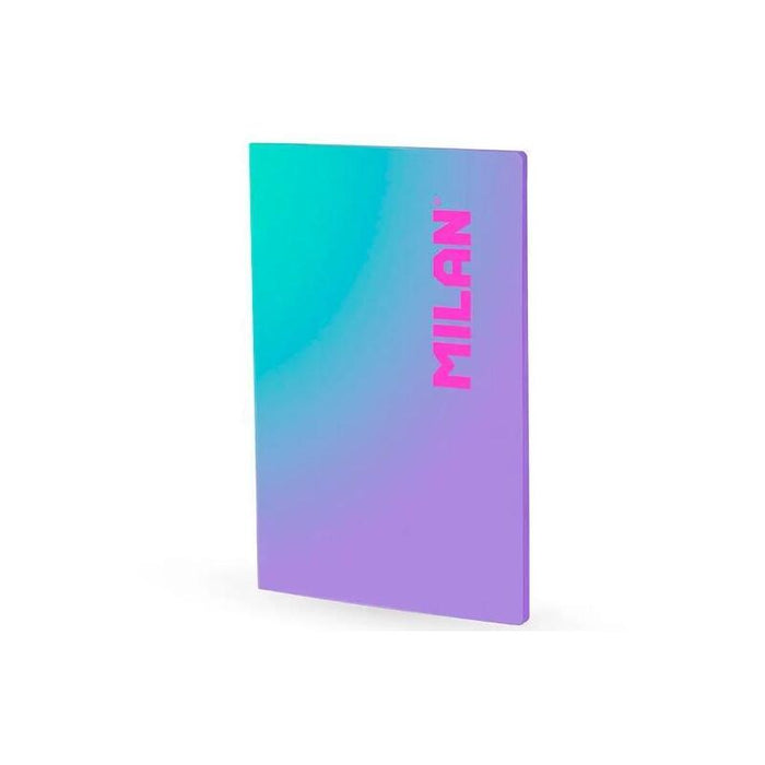 Milan Libreta Encolada A4 48h Papel 95gr Cuadricula 5x5 Colección Sunset Lila