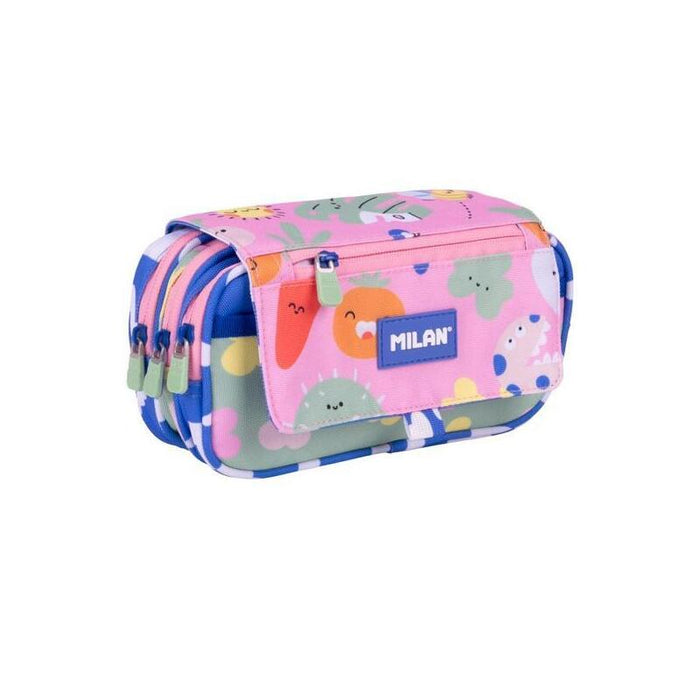 Milan Portatodo 4 Cremalleras Con Solapa Serie Especial Green & Grow