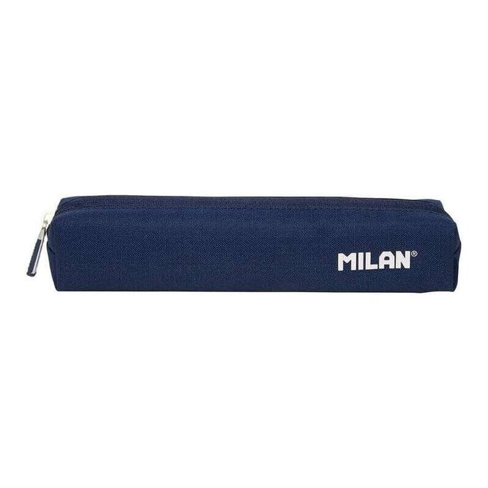 Milan Serie 1918 Estuche Mini Redondo - Tejido Resistente A Las Roturas Y Rasgaduras - Medidas 20,5x4,5x5cm - Color