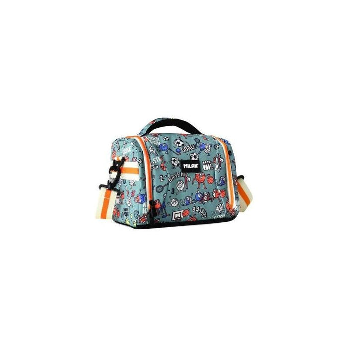 Milan Sports Bolsa Isotermica Porta Alimentos De 5l - Gran Capacidad - Apertura Total - Bolsillo Interior De Malla -