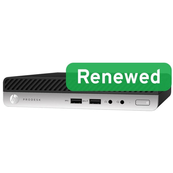 Mini Pc Reacondicionado Hp  Grade B  Prodesk 600 G4 Dm  I3-8100t  8gb  128gb Nvme  Intel Uhd Graphics 630  Wifi  W11 Home