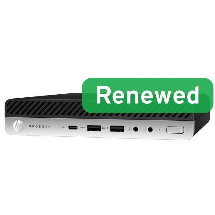 Mini Pc Reacondicionado Hp  Grade B  Prodesk 600 G5 Dm  I3-9100t  8gb  128gb Nvme  Intel Uhd Graphics 630  Wifi  W11 Home