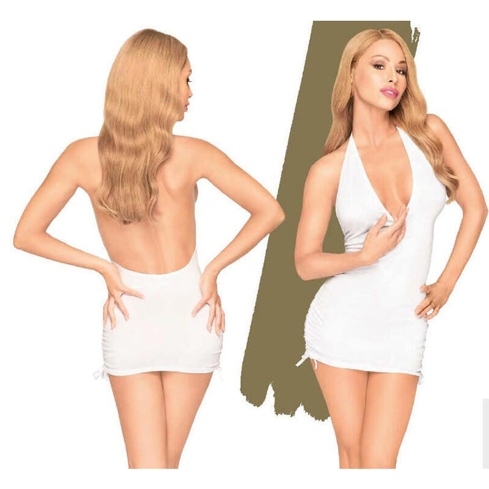 Mini Vestido Earth-Shaker Blanco Talla (Interno):M/L