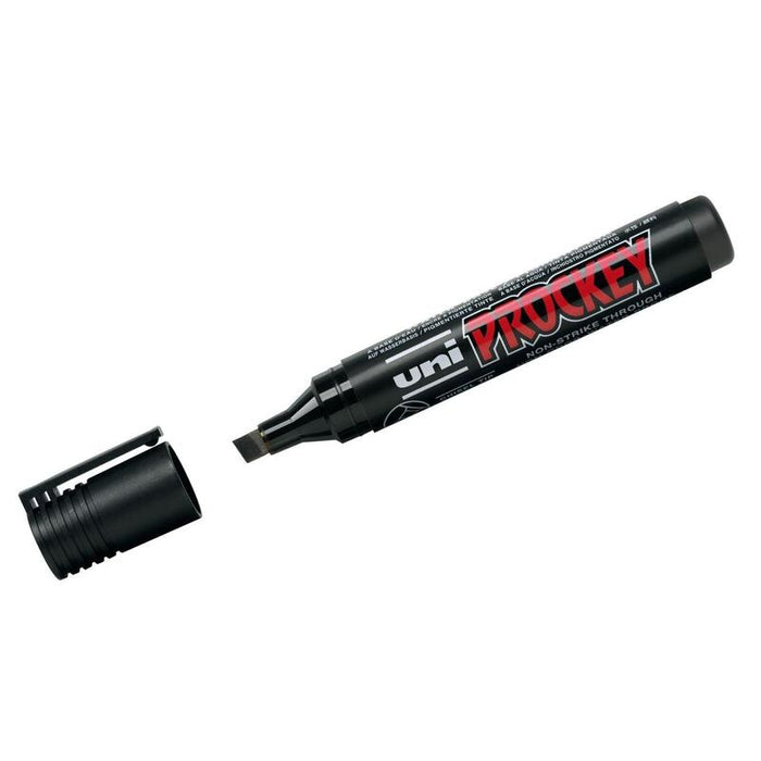 Mitsubishi Marker Uni Prockey Keilspitze Negro