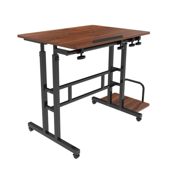 Mobilne Biurko Regulowane Mc-124 B Max 50kg, Regulacja Wysokosci 67-115 Cm, Blat 80x60 Cm
