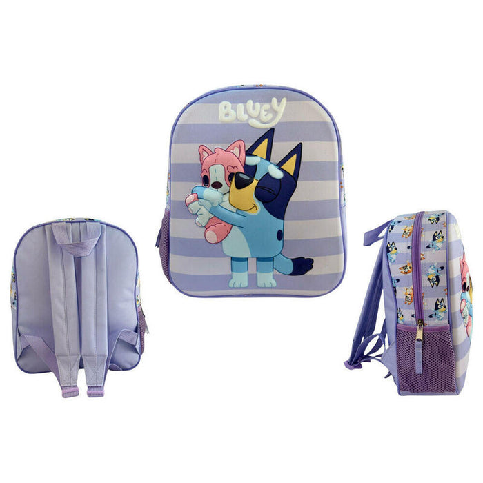 Mochila 3d Puppy Bluey 30cm