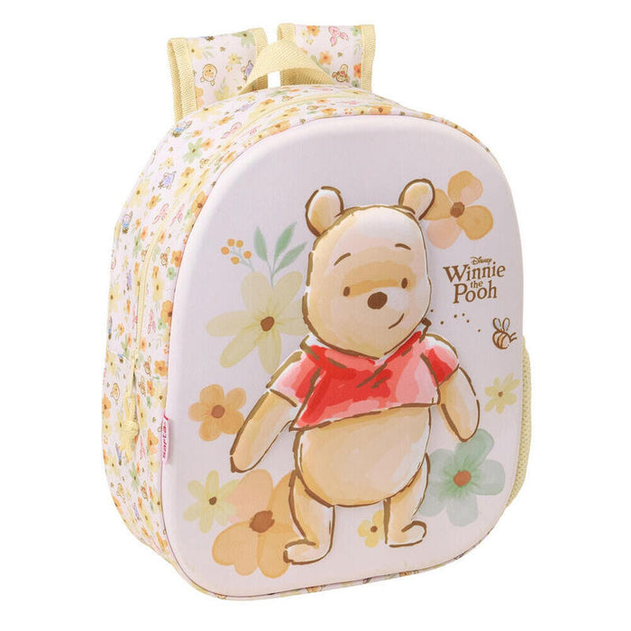 Mochila 3d Winnie The Pooh Disney 33cm