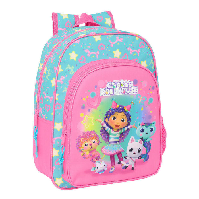 Mochila Confetti La Casa De Muñecas De Gabby 34cm Adaptable