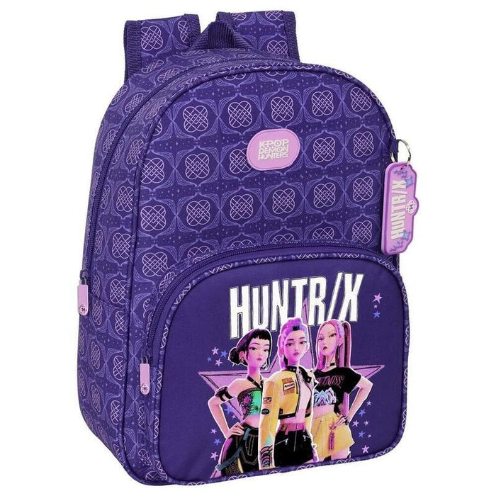 Mochila Figthers Kpop Demon Hunters 34cm Adaptable