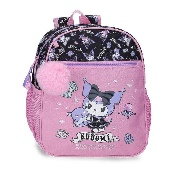 Mochila Fortune Telling Kuromi Hello Kitty 33cm Adaptable