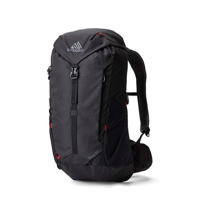 Mochila Gregory Vaporspan - Zulu Lt 28 De Senderismo Para Hombre, 58 Cm, 28l, 1.12 Kg, Panel Trasero Ventilado, Cinturón Lumbar, Compatible Con Sistema De Hidratación, Negro (Volcanic Black)