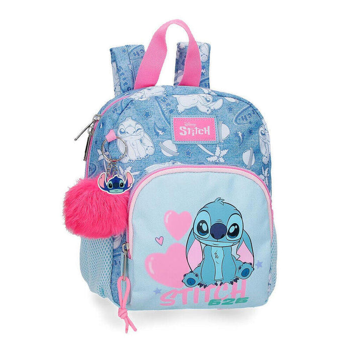 Mochila Hearts Stitch Disney 24cm