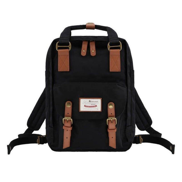 Mochila  Himawari 14" 188l Negro Y Marrón Para Portátil