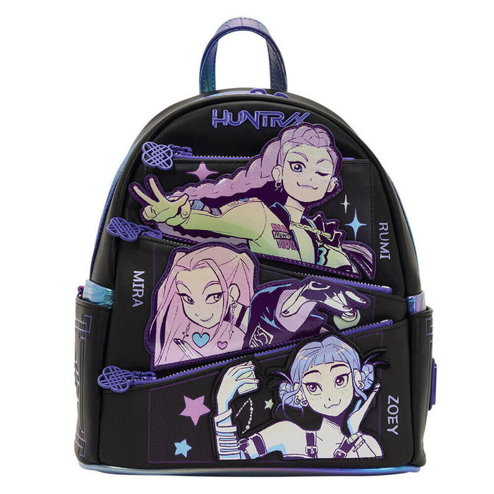 Mochila Huntrix Kpop Demon Hunters Loungefly 26cm
