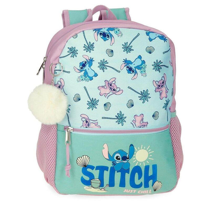 Mochila Just Chill Stitch Disney 33cm