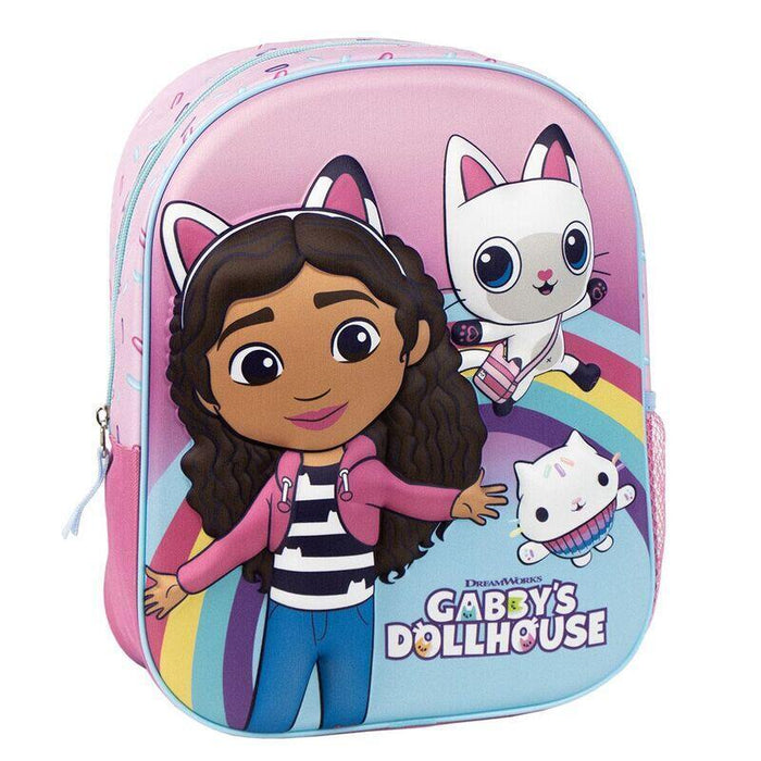 Mochila La Casa De Muñecas De Gabby 31cm