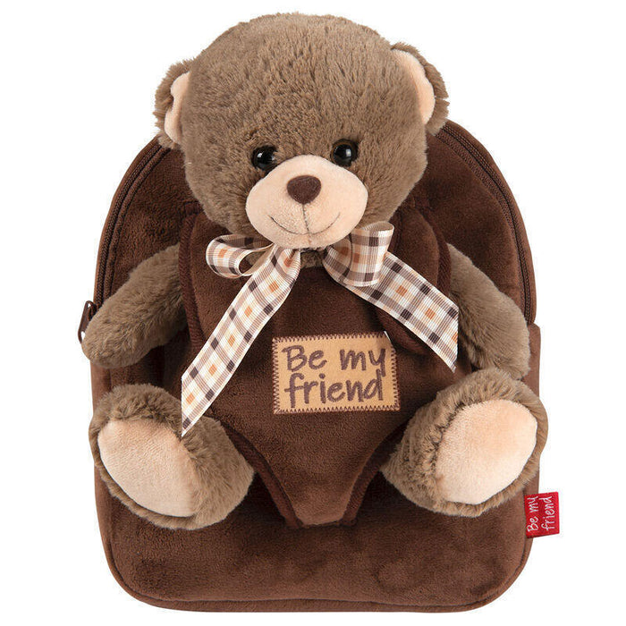 Mochila + Peluche Oso Tommy 26cm