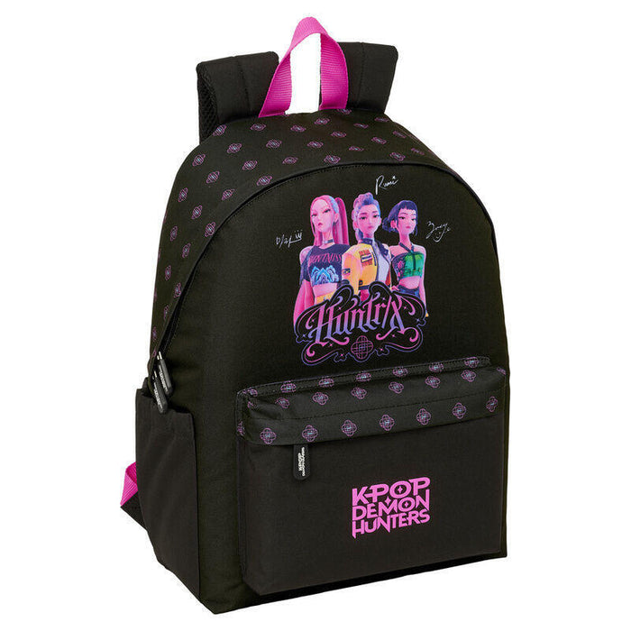 Mochila Portatil Negra Kpop Demon Hunters 14,1 Pulgadas