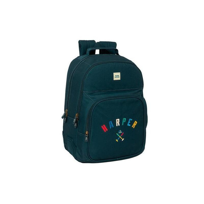 Mochila Safta  Doble 20l Adaptable Carro Harper & Neyer