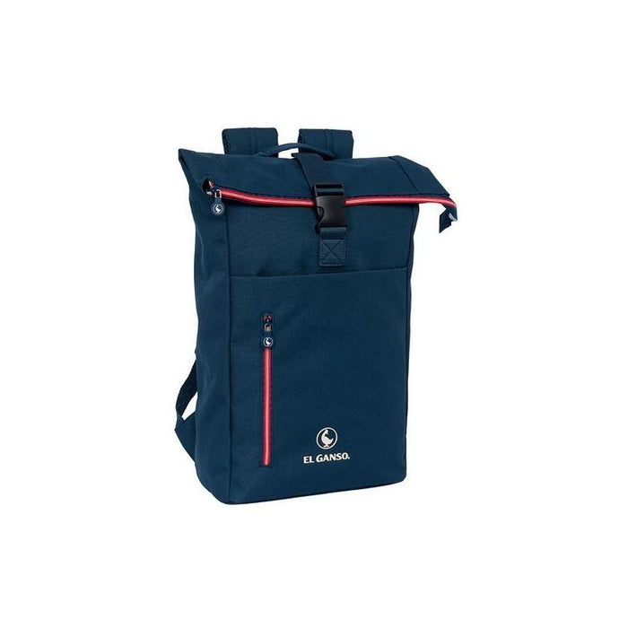 Mochila  Safta  Solapa Para Portátil 15,6" El Ganso "Classic" 15,3l Azul