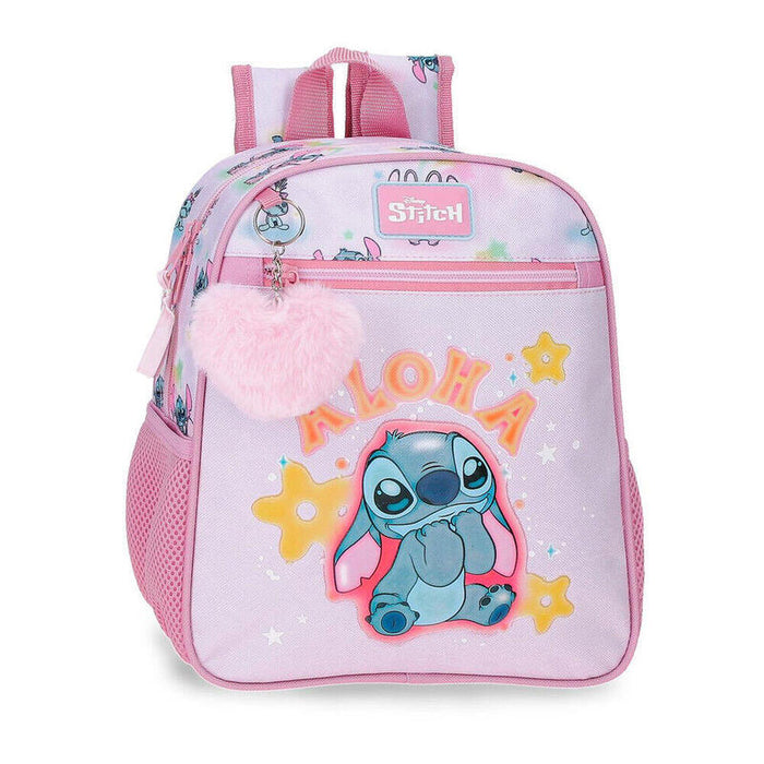 Mochila You & Me Stitch Disney 28cm Adaptable
