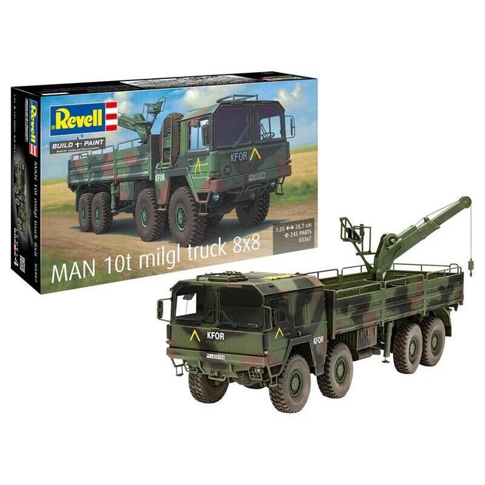 Model De Plástico Camión Man 10t Milgl 8x8 1/35
