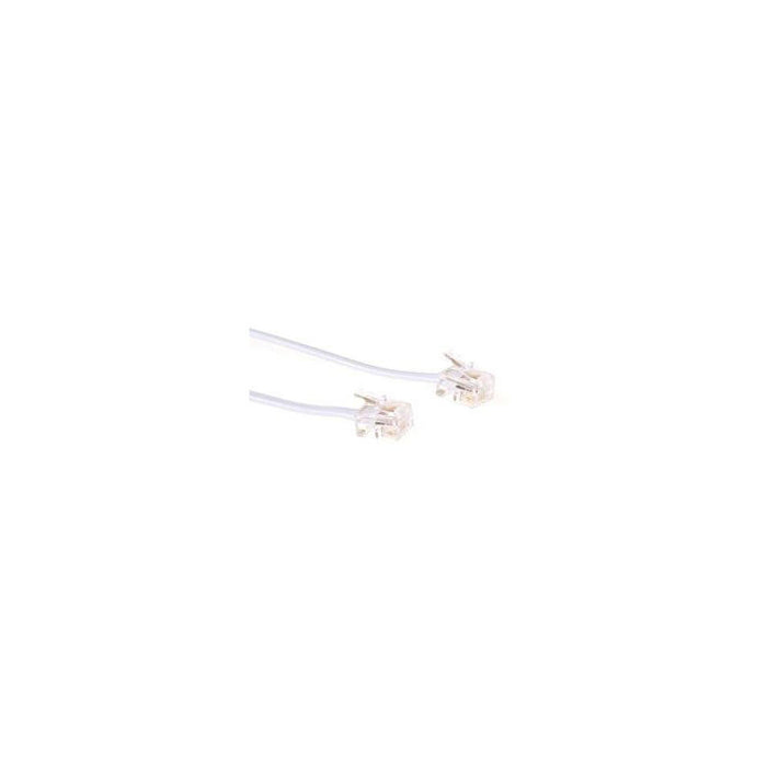 Modularcable Rj11 6p/4c 2m White