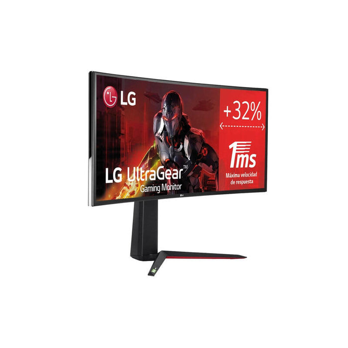 Monitor 34gn850p-B 34" (3440x1440) Uwqhd Gaming Gebogen Curved 144 Hz Nano Ips Usb Hub 3,0 21:9 Dp 1ms