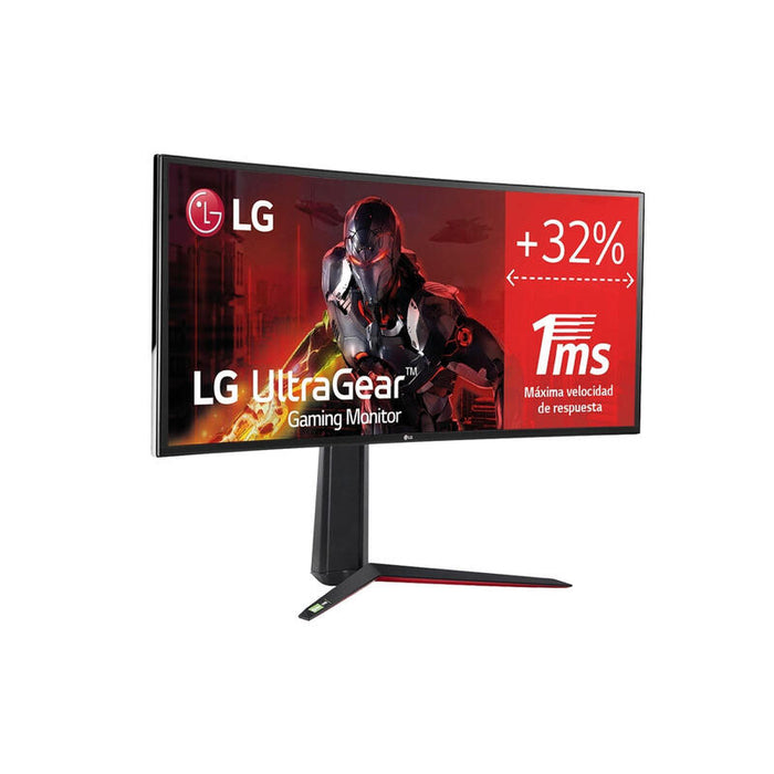 Monitor 34gn850p-B 34" (3440x1440) Uwqhd Gaming Gebogen Curved 144 Hz Nano Ips Usb Hub 3,0 21:9 Dp 1ms