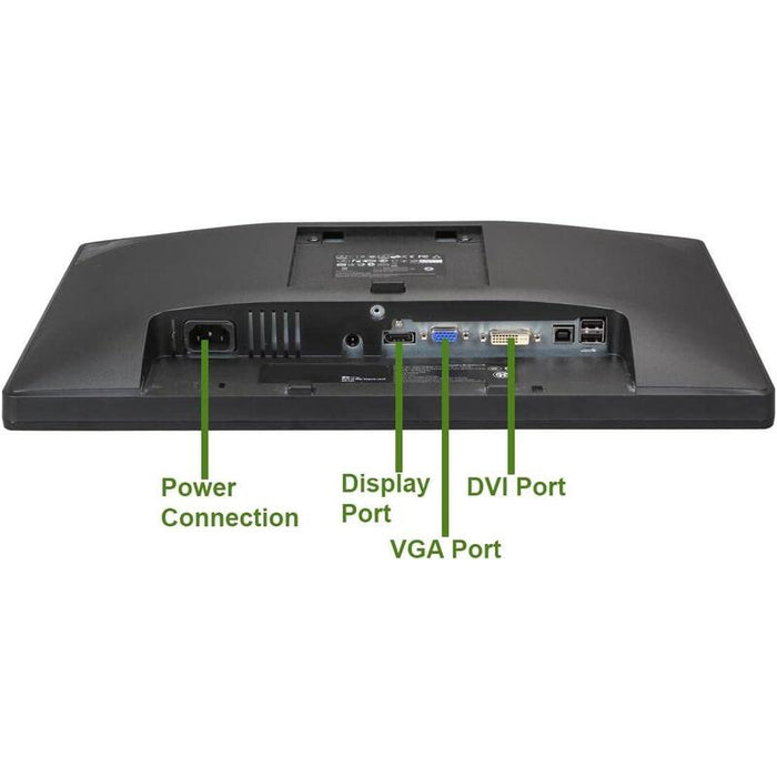 Monitor Reacondicionado Dell P1913t 19"  Xga+ Wide Vga Dp Dvi  Usb Negro    1 Año De Garantia
