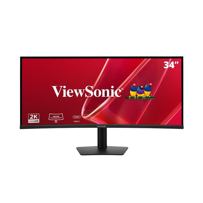 Monitor Viewsonic 34" 21:9, 3440 X 1440, Superclear® Ips Curve Monitor, Hdmi, Displayport, Usb, Usb-