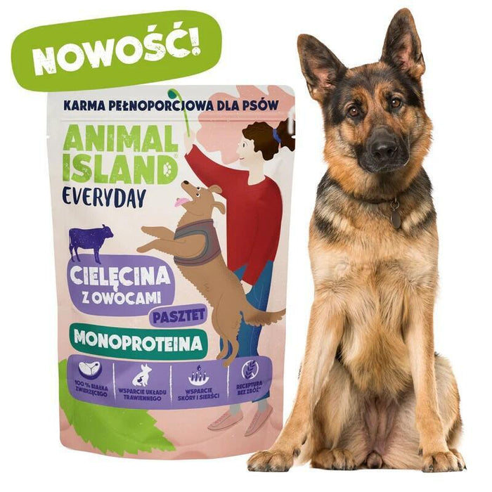 Monoproteína De Ternera Para Perros De Animal Island 300 G