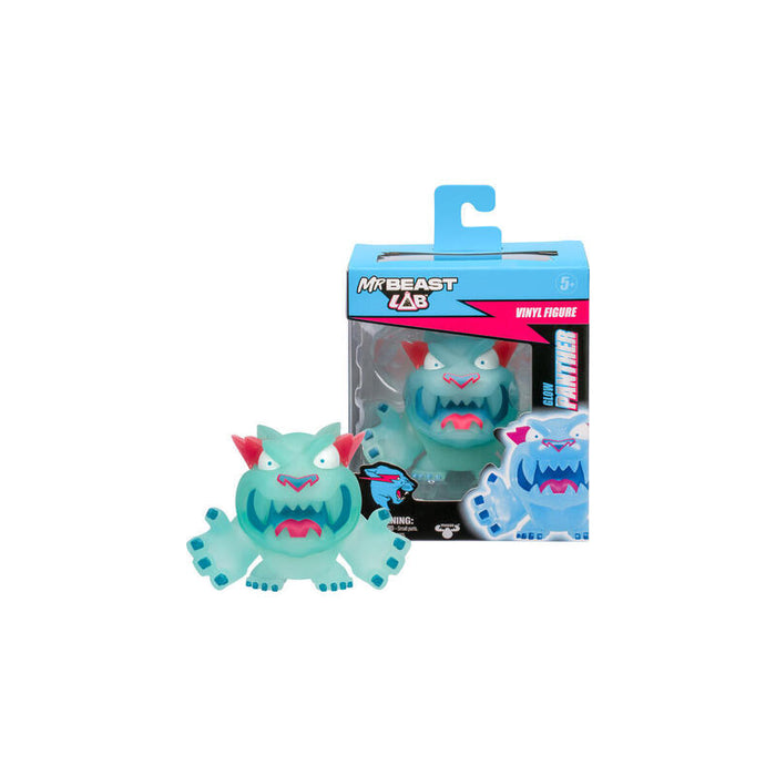 Moose Toys Mrbeast Lab Figuras De Vinilo - Pantera Resplandeciente, Figura De Juguete 24732